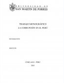 Corrupción en el Perú