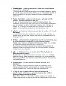 Cuestionario Karl Marx