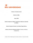 Actividad 2. Creando un Perfil por Competencias