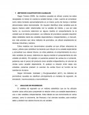 Metodos cuantitativos causales