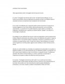 Texto argumentativo sobre: El ahogado más hermoso del mundo