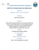 Las 12 mejores practicas internacionales asi como el desarrollo de enfermedades profecionales y capacitacion a los trabajadres en empresas locales