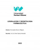 Legislación y deontología farmacéutica
