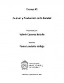 Gestión y Producción de la Calidad
