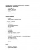 Pasos importantes para la elaboración del manual de aseguramiento metrológico