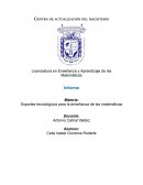 Soportes tecnológicos para la enseñanza de las matemáticas