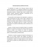 Diagnostico proyecto.Importancia general y justificación del tema