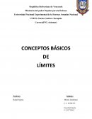Conceptos básicos de límites