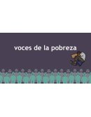 Voces de la pobreza