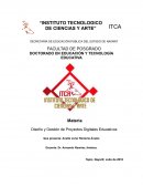 Diseño y Gestión de Proyectos Digitales Educativos