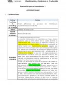 Sistemas de producción.Resolución de caso.La industria farmacéutica en el Perú