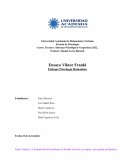 Ensayo Viktor Frankl. Enfoque psicología humanista