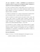 ¿Por qué es importante la validez y confiabilidad de los instrumentos de recolección de datos en el proceso de la investigación científica?