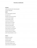 Entrevista con adolescente