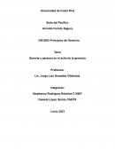 Gerente y persona en el éxito de la gerencia