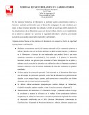 Normas Básicas de Seguridad Química en los Laboratorios