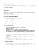 Método epidemiologico