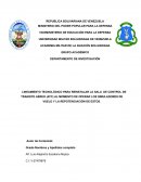 Lineamiento tecnológico para reinstalar la sala de control de transito aéreo