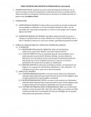 Indice tentativo para proyecto de producción