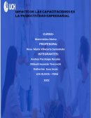 El impacto de la capacitación del personal en la productividad empresarial: Caso hipermercado