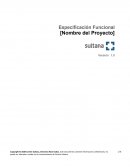 Especificación Funcional