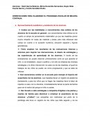 Orientaciones para elaborar el programa escolar de mejora continua