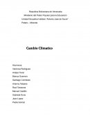 ¿Qué es el cambio climático?