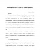 Análisis argumentativo sobre el gerente y la contabilidad administrativa