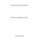 Informe de laboratorio de física. Energía cinética
