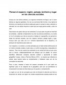 Pensar el espacio: región, paisaje, territorio y lugar en las ciencias sociales