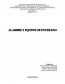 Materiales dentales. Alambre y equpos de encerado