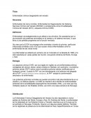 Enfermedad crónica desgastante del venado