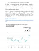 Tasa de inflación (Índice Nacional de Precios al Consumidor INPC)