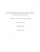 ¿Qué se entiende por competencias y como se diferencia las empresas competitivas?