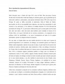 Breve introducción al pensamiento de Descartes