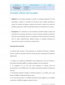 Cáculo del resultado