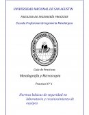 Metalografía y Microscopia