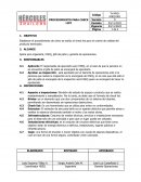 Procedimiento para Check List