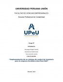 Implementación de un sistema de control de inventario para la empresa Cordillera Azul Perú SAC