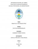 Ensayo de “Con Punche Perú”