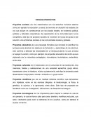 Tipos de proyecto