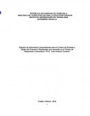 Sistema de Información Automatizado para el Control de Entrada y Salida del Personal y Residentes que pernotan en el Centro de Tratamiento Comunitario