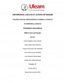 Estadística descriptiva, Caso de Estudio