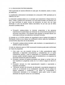 Educacion postsecundaria. Página 1