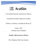 Resumen de Estado y Burocracia en México