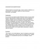 Comonicacion como expresión humana