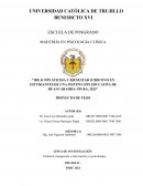 Ideación suicida y bienestar subjetivo en estudiantes de una Institución Educativa de Huancabamba- Piura, 2023