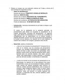 Procesos del pensamiento