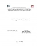 Valor Pedagógico de Transformación Cultural