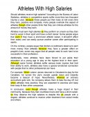 Athletes With High Salaries